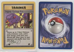Nightly Garbage Run 1st Ed. Pokemon Team Rocket #77 2000 0f8t - Image 3
