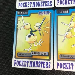[SC] ya134 Pokemon Cards Carddass Banpresto Dodo Dodrio Coil Set - Image 4