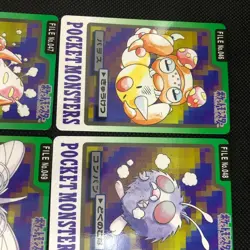 [SC] ya134 Pokemon Cards Carddass Banpresto Paras Parasect Compan Morphon Digda - Image 2