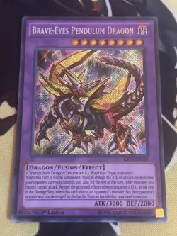 Yugioh: Brave-Eyes Pendulum Dragon - RATE-EN039 - Secret Rare - 1st Edition - NM - Image 1
