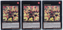 3x Number 61: Volcasaurus - (ZTIN-EN002 - 1st Ed - Ultra Rare) - NM - Yugioh - Image 1