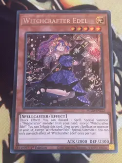 Yugioh: Witchcrafter Eden MP20-EN222 Secret Rare 1st Edition NM - Image 1
