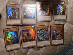 164 Card Yugioh Super Ultra And Secret Rare Lot No Doubles - Image 1