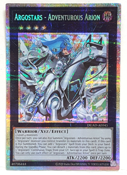 Yugioh Asia-English Argostars - Adventurous Arion DUAD-AE045 25TH FOIL QCSR - Image 1