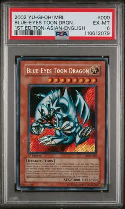 Blue-Eyes Toon Dragon PSA 1st Edition MRL 000 AE YuGiOh Graded Card PSA 6 UK - Image 5