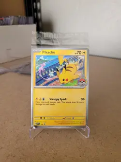 Pikachu SVP190 - World Championships 2024 Promo Card - Sealed - Image 1