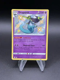 Dragapult - SV062/SV122 - Pokemon Shining Fates Sword Shield Shiny Rare Card NM - Image 1
