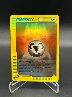 Metal Energy 143/147 Holo Aquapolis English Pokemon Card E-Reader WoTC - Image 1