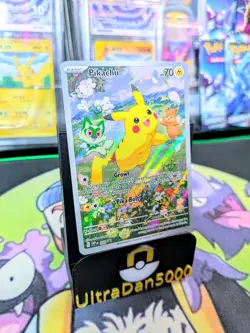NEAR MINT! Pikachu SVP 088 S&V Paldea Adventure Chest Promo Pokemon Card! - Image 3