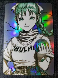 Dragon Ball Super Heroes Textured Premium Holo Foil Art Card Bulma - Image 1