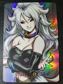 Dragon Ball Super Heroes Textured Premium Holo Foil Art Card Android 21 - Image 1