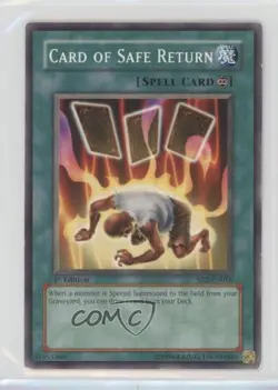 Card of Safe Return 1st Ed. YuGiOh Zombie Madness Structure Deck #SD2-EN018 0l37 - Image 1