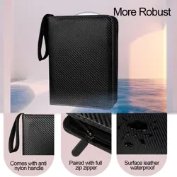 Collectible Trading Card Albums,4 Pocket Card Binder, 400 Double Sided Pocket... - Image 2
