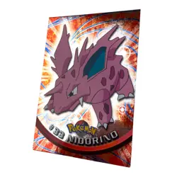 Pokemon Nidorino 33 Non Holo Topps Pokemon Card Series 1 First Edition Blue Logo - Image 2