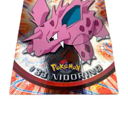 Pokemon Nidorino 33 Non Holo Topps Pokemon Card Series 1 First Edition Blue Logo - Image 4
