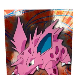 Pokemon Nidorino 33 Non Holo Topps Pokemon Card Series 1 First Edition Blue Logo - Image 5