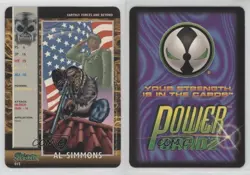 1995 Spawn - Power Cardz Trading Card Game Al Simmons #015 HOF 0i7t - Image 3