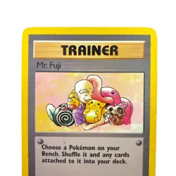 Pokemon Mr Fuji 58/62 Fossil Set Trainer Card TCG WOTC 1999 - Image 3