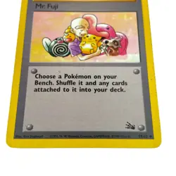 Pokemon Mr Fuji 58/62 Fossil Set Trainer Card TCG WOTC 1999 - Image 4