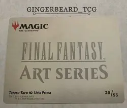 Tataru Taru Gold - NM - MTG Magic Art Series: Final Fantasy - Image 2