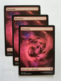 MTG 3x Mountain 253 Full Art - Theros Beyond Death #253 - Image 1