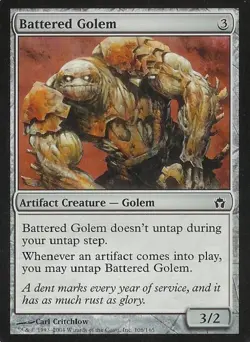 Battered Golem - Light Play MTG Fifth Dawn - Image 1