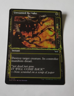 MtG Unwanted Remake (DSK-0306) Uncommon Showcase Foil English MINT - Image 1