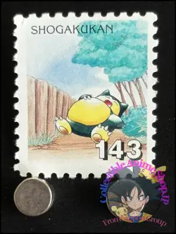 Snorlax Pokemon Stamp Card Japanese Shogakukan Nintendo Game Anime TCG I - Image 1