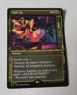 MtG Split Up (DSK-0304) Rare Showcase English MINT - Image 1
