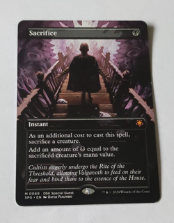 MtG Sacrifice (SPG-0069) Mythic Rare Special Guest English MINT - Image 1