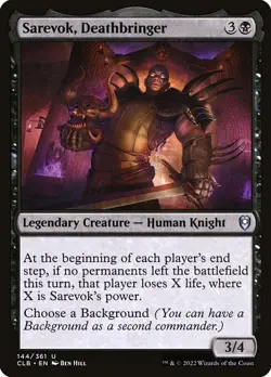 [MTG] Sarevok, Deathbringer (Foil) (144) (CLB) NM - Image 1