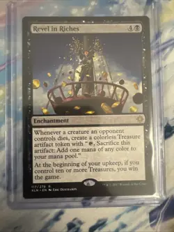 1x Revel in Riches - MTG Ixalan XLN #117 Rare - NM-LP English Magic Card - Image 1