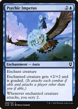 [MTG] Psychic Impetus (Foil) (089) (CLB) NM - Image 1