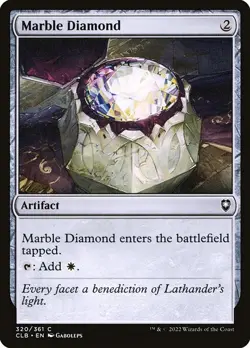 [MTG] Marble Diamond (Foil) (320) (CLB) NM - Image 1
