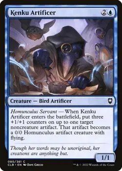 [MTG] Kenku Artificer (Foil) (080) (CLB) NM - Image 1