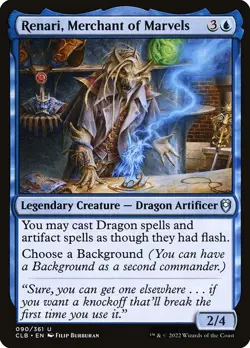 [MTG] Renari, Merchant of Marvels (Foil) (090) (CLB) NM - Image 1