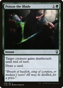 [MTG] Poison the Blade (Foil) (248) (CLB) NM - Image 1