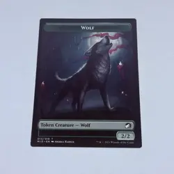 Magic The Gathering Centaur/Wolf 008 Token - Midnight Hubt MTG Trading Card Tc7 - Image 2