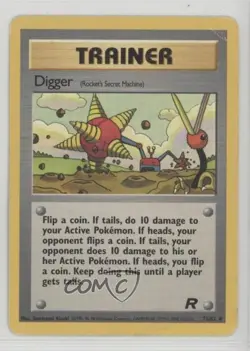 Digger (Rocket's Secret Machine) Pokemon Team Rocket #75 2000 2f4 - Image 1