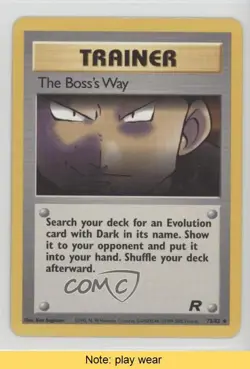 The Boss's Way Pokemon Team Rocket #73 2000 READ 2f4 - Image 1