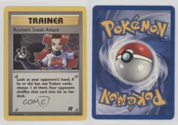 Rocket's Sneak Attack Pokemon Team Rocket #72 2000 1ch8 - Image 3