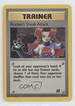 Rocket's Sneak Attack Pokemon Team Rocket #72 2000 0l4h - Image 1