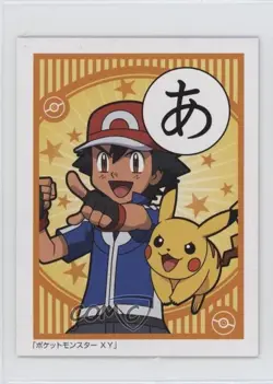 Ash Ketchum Ash's Pikachu Pokemon XY Iroha Karuta #A 0cp0 - Image 1