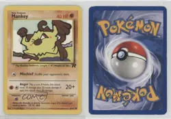 Mankey Pokemon Team Rocket #61 2000 0ed - Image 3