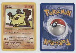 Mankey Pokemon Team Rocket #61 2000 4tr - Image 3