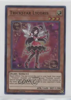 Trickstar Lycoris (SR) 1st Ed. YuGiOh Code of the Duelist #COTD-EN007 00jz - Image 1