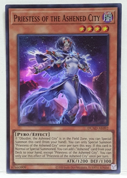 Yugioh Asia-English Priestess of the Ashened City DUAD-AE092 Super Rare - Image 1