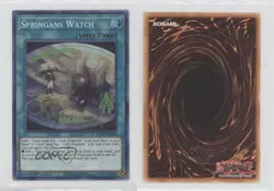 Springans Watch (SR) 1st Ed. YuGiOh Blazing Vortex #BLVO-EN054 00jz - Image 3