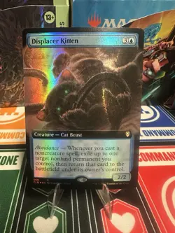 Displacer Kitten (Extended Art) Commander Legends: Battle for Baldur's Gate Foil - Image 1