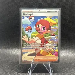 Harlequin #163/086 White Flare English Ultra Rare Pokemon Card - Image 1